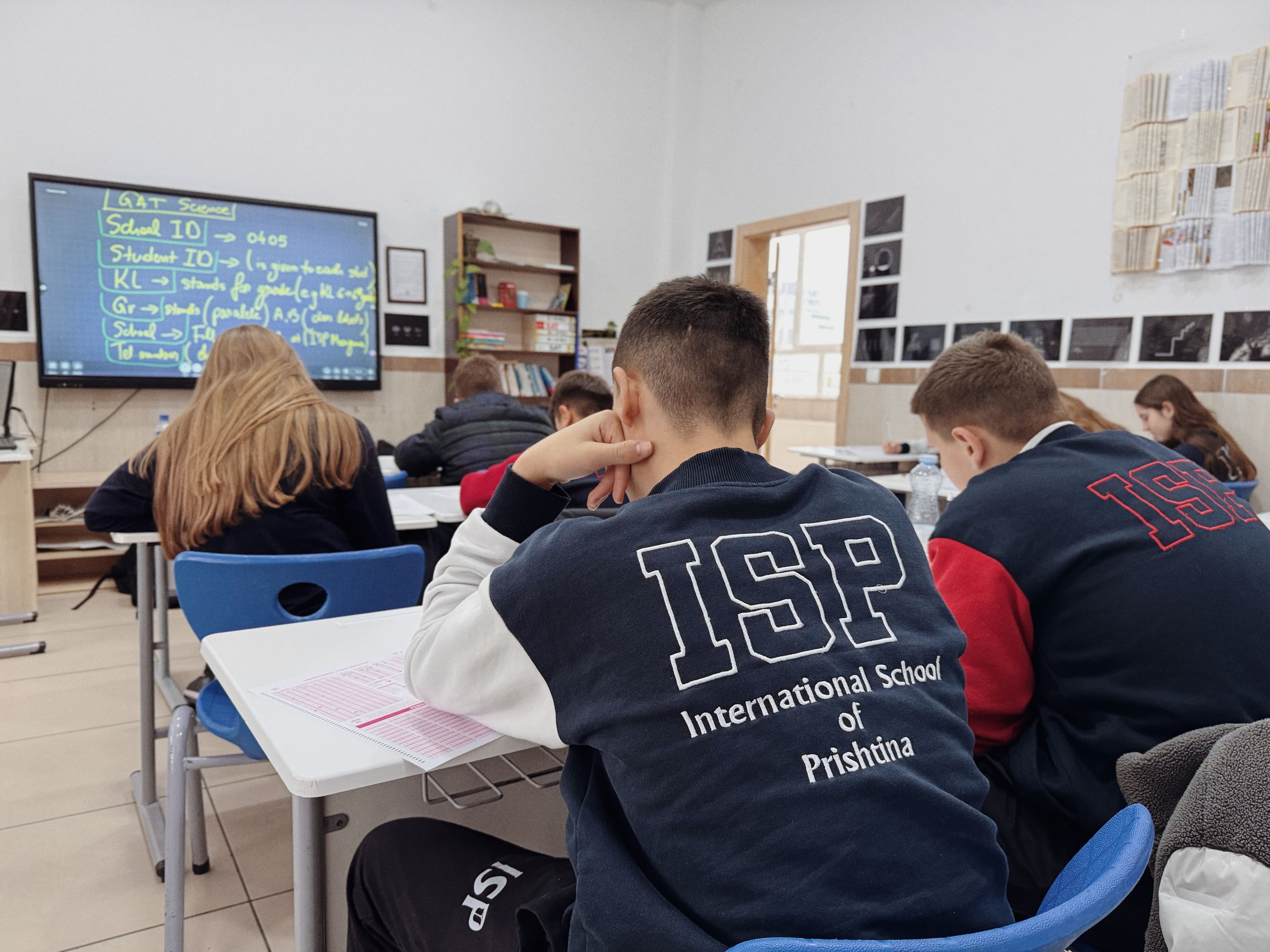 School campus and classrooms